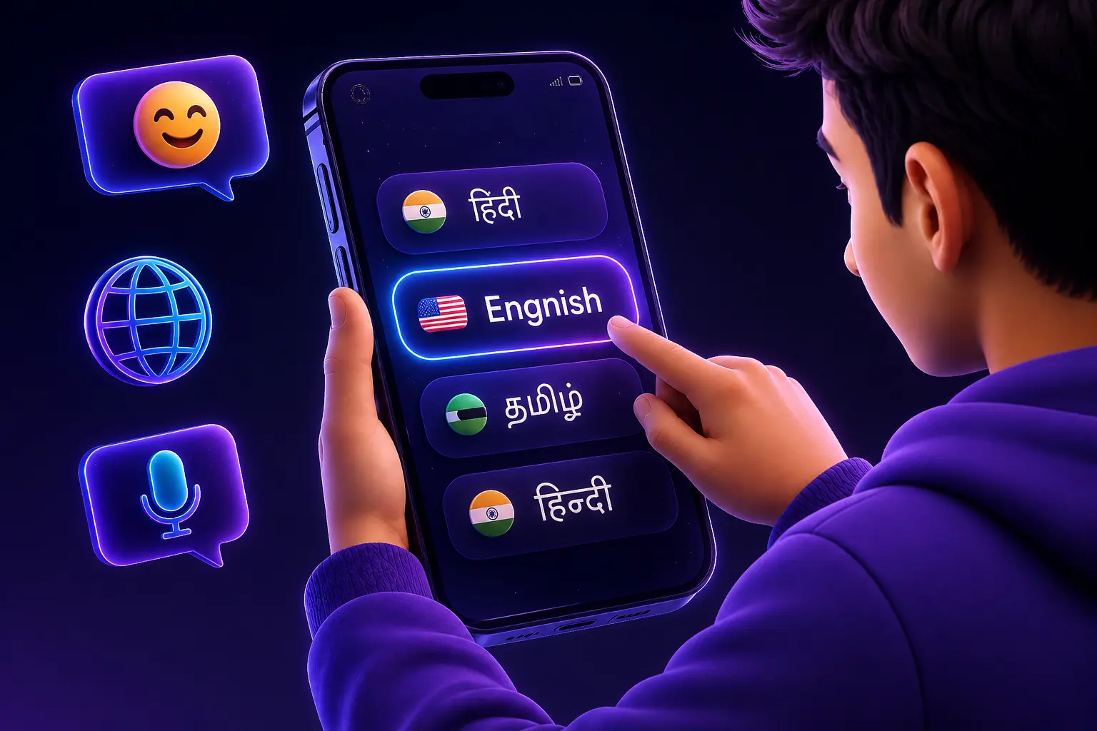 Select Language illustration