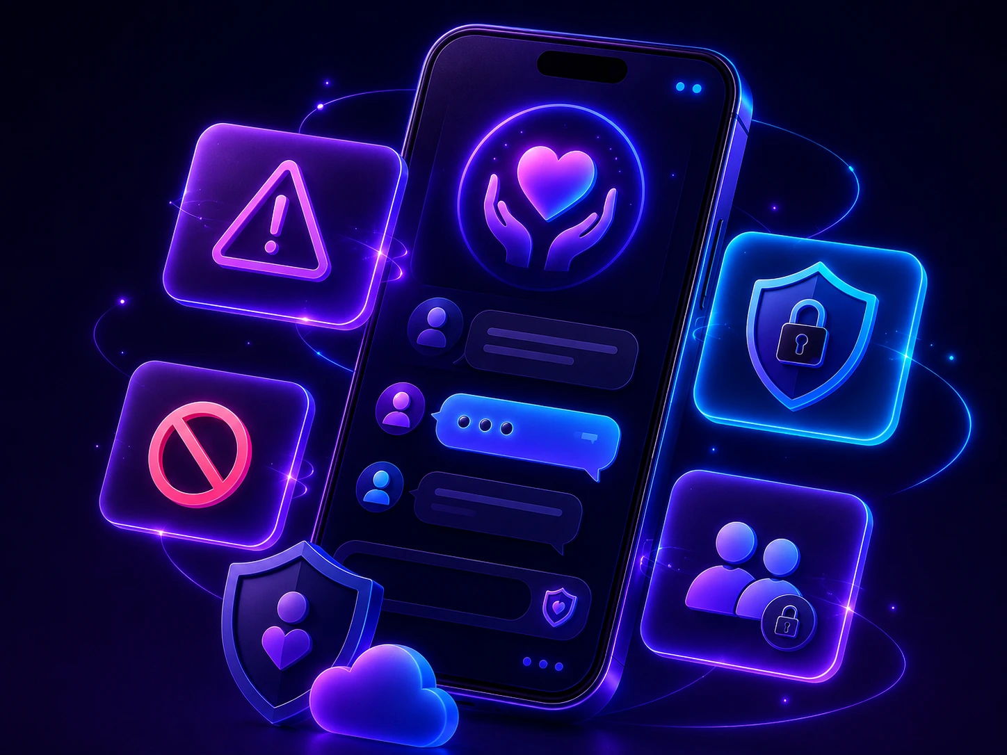 Report and block safety visual